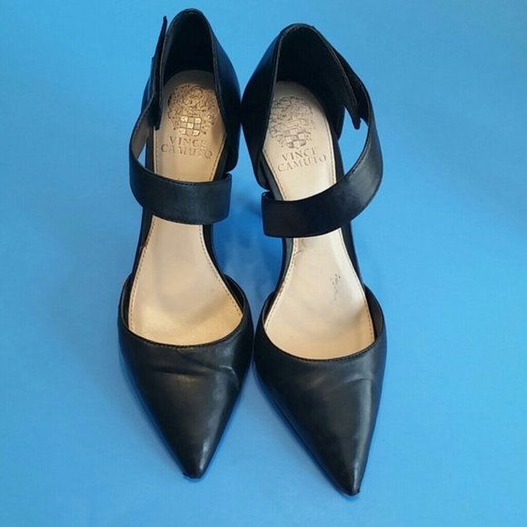 Vince Camuto Carlotte Asymmetrical Stiletto Heels EUC sz 7 - Picture 3 of 12